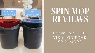 SPIN MOP REVIEWS  Comparing the original and new versions of the O’Cedar Spin Mops [upl. by Any]