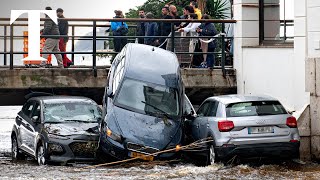 Intense floods hit Catalonia days after Valencia catastrophe [upl. by Blain]