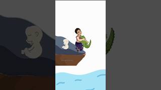 Selfish crocodile 🐊😭 beware of this type of animals🙏shorts youtubeshorts shortvideo animation [upl. by Anitsirt]