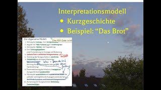 Eine Kurzgeschichte interpretieren  schnell sicher mit System Beispiel „Das Brot“ [upl. by Yong]