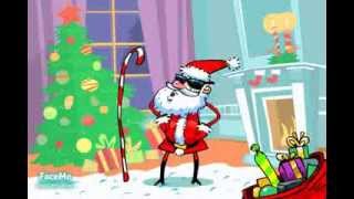 FaceMe Video Booth  Dancing Santa  Boost Your Mood [upl. by Valencia359]