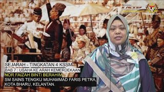 SEJARAH  TINGKATAN 4 KSSM  BAB 7 USAHA KE ARAH KEMERDEKAAN [upl. by Krock833]