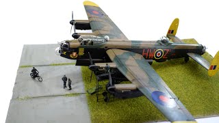 Full Build  Revell Avro Lancaster BMkIIII  172 Scale Plastic Model Kit  Review [upl. by Enaxor]