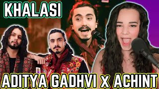 Coke Studio Bharat  Khalasi  Aditya Gadhvi x Achint  Opera Singer Reacts LIVE [upl. by Neirad]