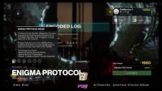 Enigma Protocol Time Glitch  Encoded Log Quest [upl. by Llertrac]