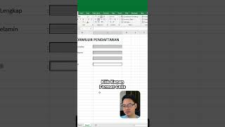 Cara Membuat Formulir Pendaftaran dengan Input Box Terkunci [upl. by Aisetal610]