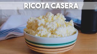 COMO HACER RICOTA CASERA REQUESON  MATIAS CHAVERO [upl. by Blodget]