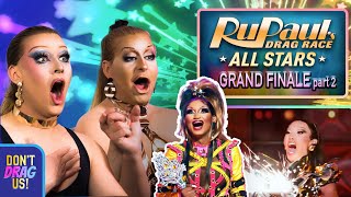 RuPauls Drag Race ALL STARS 9 quotGRAND FINALEquot Part 2 REACTION  Dont DRAG Us [upl. by Ahsenyl]