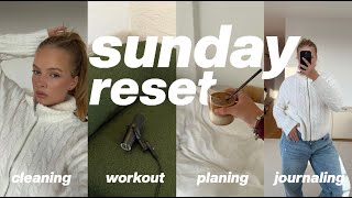 SUNDAY RESET 🥯🎧I Routines Workout Planing amp Journaling I daily vlog I Hanna Marie [upl. by Ariad615]