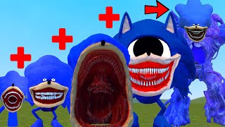 Growing Of All Sonic Tapes Family  All Sonic Tapes Family Battle In Garrys Mod [upl. by Intihw]