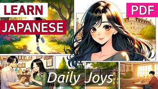 Daily Joys  A1 A2 B1  Learn Japanese Conversation [upl. by Eicats]