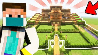 I Made THE ULTIMATE MANSION In Minecraft  Mcaddon Survival Series 2 [upl. by Allicserp]