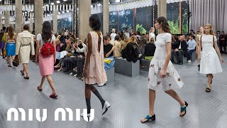 Miu Miu SS25 Fashion Show – Salt Looks Like Sugar  Paris Fashion Week 2024 [upl. by Khoury]