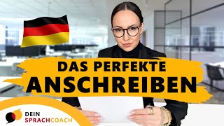 BEWERBUNGSSCHREIBEN📄 überzeuge mit deinem Anschreiben  Traumjob🚀 [upl. by Nhojleahcim]