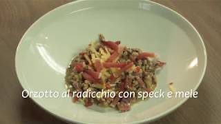 Simply good 102018 I Orzotto al radicchio brasato con speck e mele [upl. by Aivatra]