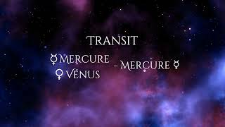 Transit de Mercure  Vénus à votre Mercure  Astrologie [upl. by Robbyn59]