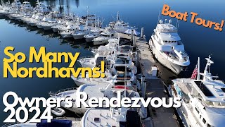 Nordhavn Owners Rendezvous 2024 amp Boat tours [upl. by Airtina29]