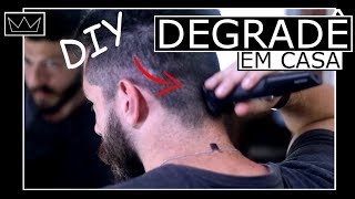 COMO FAZER DEGRADÊ no cabelo em casa DIY [upl. by Ailgna74]