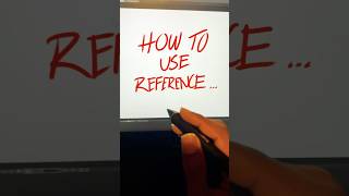 How to Use References in Clip Studio Paint 🎨 art tutorial shorts [upl. by Aneehsor]