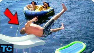 TOP 10 most DANGEROUS water slide fails caught on camera [upl. by Kcirred]