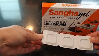 Cucarachicida mata las cucarachas Sangha gel Home Depot [upl. by Enilasor]