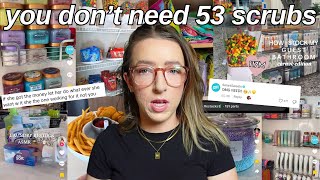 reacting to even more tiktok restocks and the overconsumption is still out of control [upl. by Suoivatram]