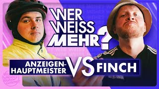 Anzeigenhauptmeister vs Finch Wer weiß mehr  VORVORVORVORLETZTE FOLGE [upl. by Ahsinod]