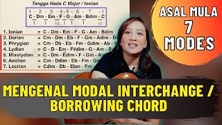 APA ITU MODAL INTERCHANGE  BORROWING CHORD  SEE N SEE GUITAR [upl. by Auerbach319]