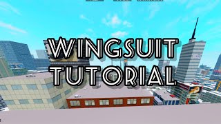 Wingsuit tutorial  roblox parkour tutorial [upl. by Retnyw]