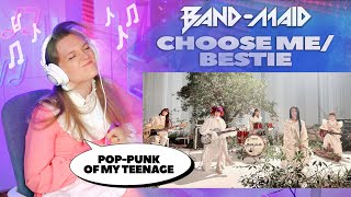 Reaction to BANDMAID  Choose meBestie [upl. by Ikin]