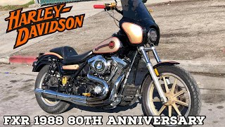 FXR 1988 Harley Davidson FXRS 85th Anniversary Limited Edition 850 Made [upl. by Aihsital]