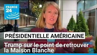 Présidentielle américaine  Donald Trump sur le point de retrouver la Maison Blanche • FRANCE 24 [upl. by Senhauser]