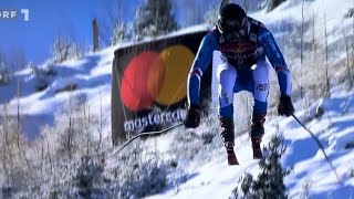 One of Worlds Top Downhill Race Victories Cyprien Sarrazin Kitzbühel 2024 Hahnenkamm VOLUME UP [upl. by Howes]