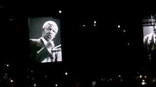 Forever Young Jay Z NELSON MANDELA TRIBUTE Jay Z Concert Toyota Center Houston TX [upl. by Ajnin]