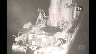 LCDR Charles W D Ward Jr First USN A4B landing on HMAS Melbourne  20 May 1965 HD [upl. by Hannus624]