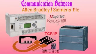 Modbus TCPIP Communication between Rockwell MicroLogix 1400 PLC amp Siemens S71200 PLC [upl. by Winston236]