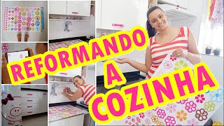 FAÇA VOCÊ MESMO UMA DECORAÇÃO com BAIXA RENDA  COMO MUDAR A DECORAÇÃO DA COZINHA GASTANDO POUCO [upl. by Edouard]