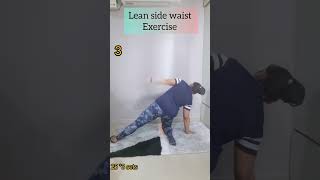 Lean side waist exercises weightlossworkout [upl. by Season]