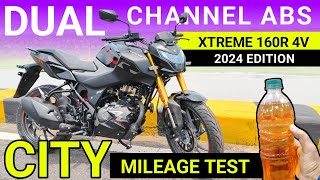 2024 Edition Xtreme 160R 4V City Mileage Test  New Xtreme 160r 4v Mileage Xtreme 160r 4v Mileage [upl. by Atsyrc]