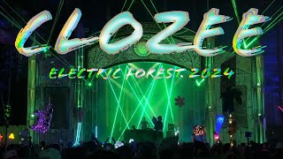 CLOZEE  ELECTRIC FOREST 2024 FULL LIVE SET [upl. by Cyrill544]