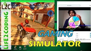 Controlling Racing Game using OpenCV Based Driving Simulator [upl. by Nester195]