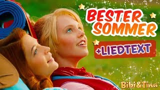 Bibi amp Tina  DER BESTE SOMMER jetzt mit LYRICS zum Mitsingen [upl. by Ainwat]