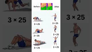 Belly fat lose exercise at home Full body workout [upl. by Nnylg]