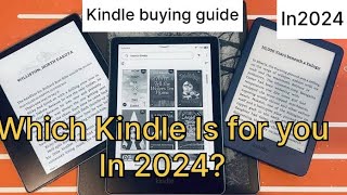 Which KINDLE IS BEST FOR YOU IN 2024🔥Best Kindle Buying GUIDE🔥in 2024 [upl. by Brie]