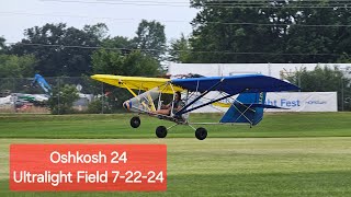 Oshkosh 2024  Ultralight Field 72224 [upl. by Medeah640]