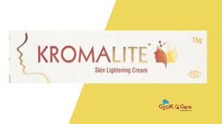 Kromalite Skin Lightening Cream On ClickOnCare [upl. by Grory]