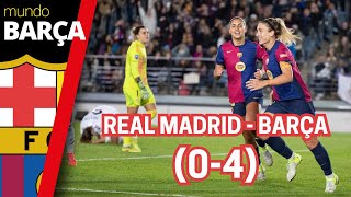 REAL MADRID  BARÇA 04 Resumen en imágenes  LIGA F [upl. by Enal]