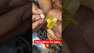 1 year baby cannulation  cannula cannulation trending shorts SMpharmacy plz subscribe [upl. by Nob]