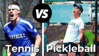 We Played a Top D1 Tennis Player in Pickleball  50 Moneyball Semifinalsquot [upl. by Eymaj]