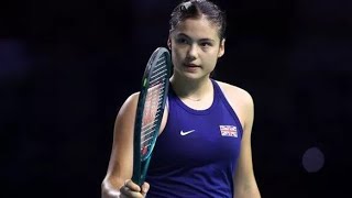 Emma Raducanu puts GB on brink of Billie Jean King Cup semis with statement win [upl. by Marko609]